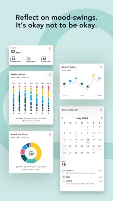 FeelyouSocial mood tracker with one tap self-care android App screenshot 8